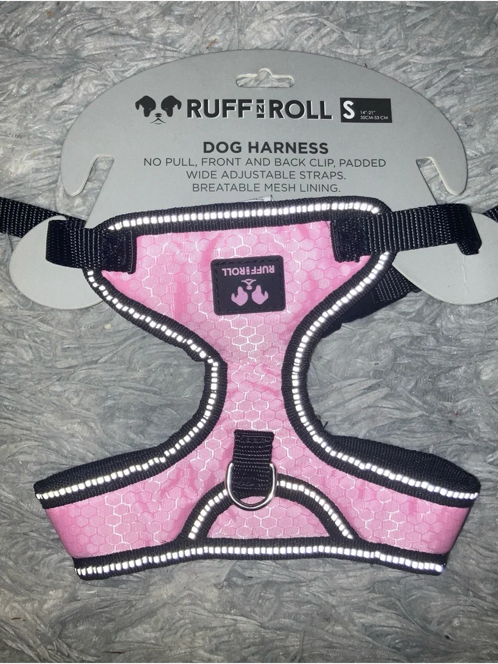 Pink No-Pull Dog Harness